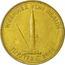 France, Token, Espace, Wherner Von Braun, Jupiter C, 1958, Undated, MS(63)
