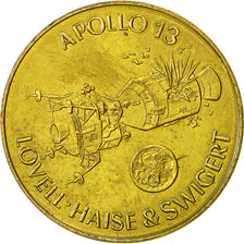 France, Token, Espace, Apollo 13, Undated, MS(63), Bronze-Aluminium