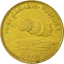 France, Token, Espace, Yuri Gagarin,Vostok 1, 1961, Undated, MS(63)