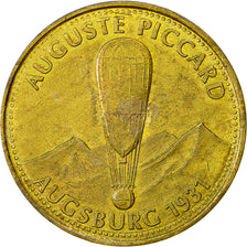 France, Token, Aviation, Auguste Piccard, Augsbourg, 1931, Undated, MS(63)
