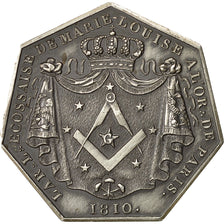 France, Token, Jeton Maçonnique, L'Ecossaise de Marie Louise, Orient de Paris