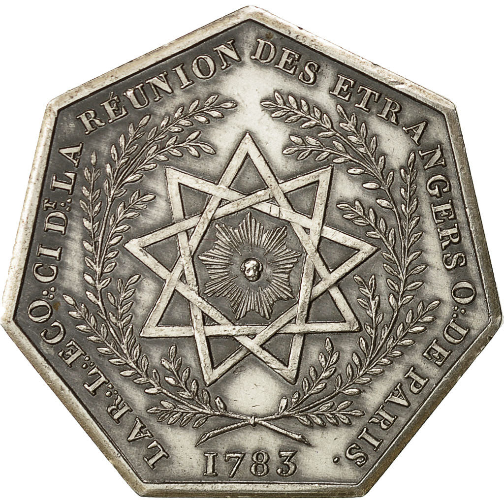 France, Token, Jeton Maçonnique, L'Ecossaise de Marie Louise, Orient de Paris