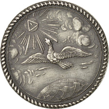 France, Token, Jeton Maçonnique, Orient de Paris, Undated, MS(63), Silver