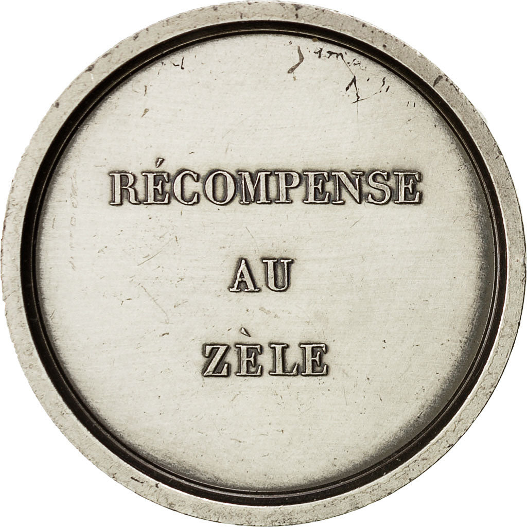 France, Token, Masonic, Mars et les Arts, 1806, MS(63), Silver