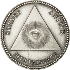 France, Token, Masonic, Loge le Grand Sphynx, 1804, MS(63), Silver