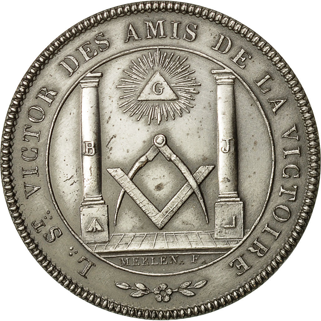 Frankrijk, Token, Masonic, Loge St Victor des Amis de la Victoire, Orient de
