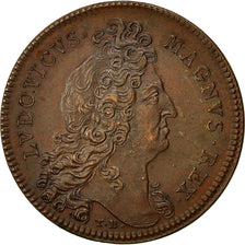 France, Token, Louis XIV, Conseillers du Roi et Notaires, 1715, AU(50-53)