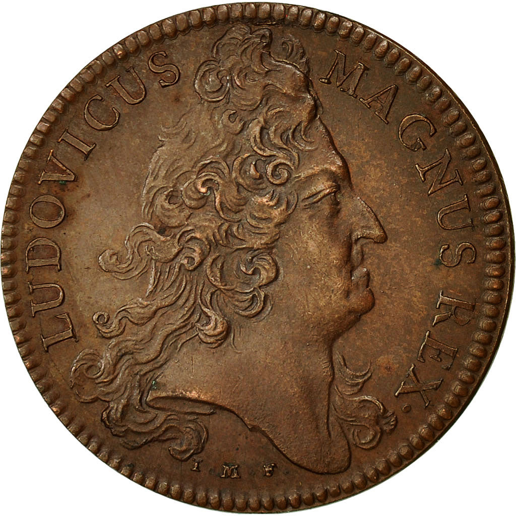 France, Jeton, Louis XIV, Procureur du Chastelet, 1710, SUP, Cuivre