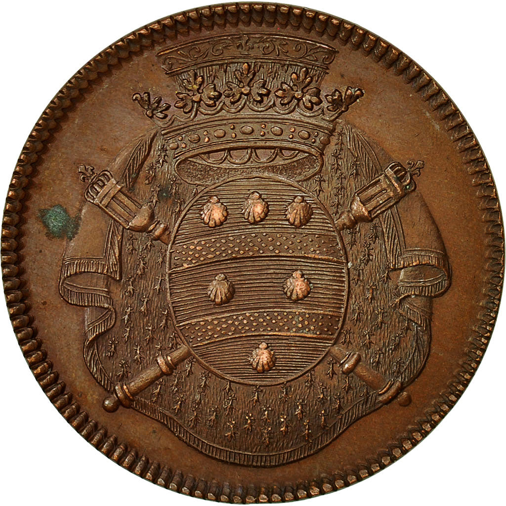 Francia, Token, Louis XV, Procureurs de la Cour, Undated, BB, Rame