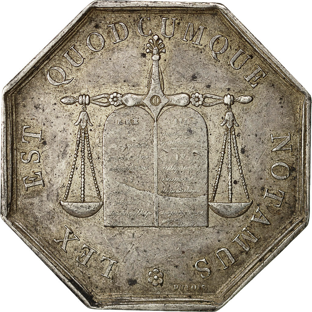 Francia, Token, Notary, Arrondissement de Château-Thierry, Undated, Dubois