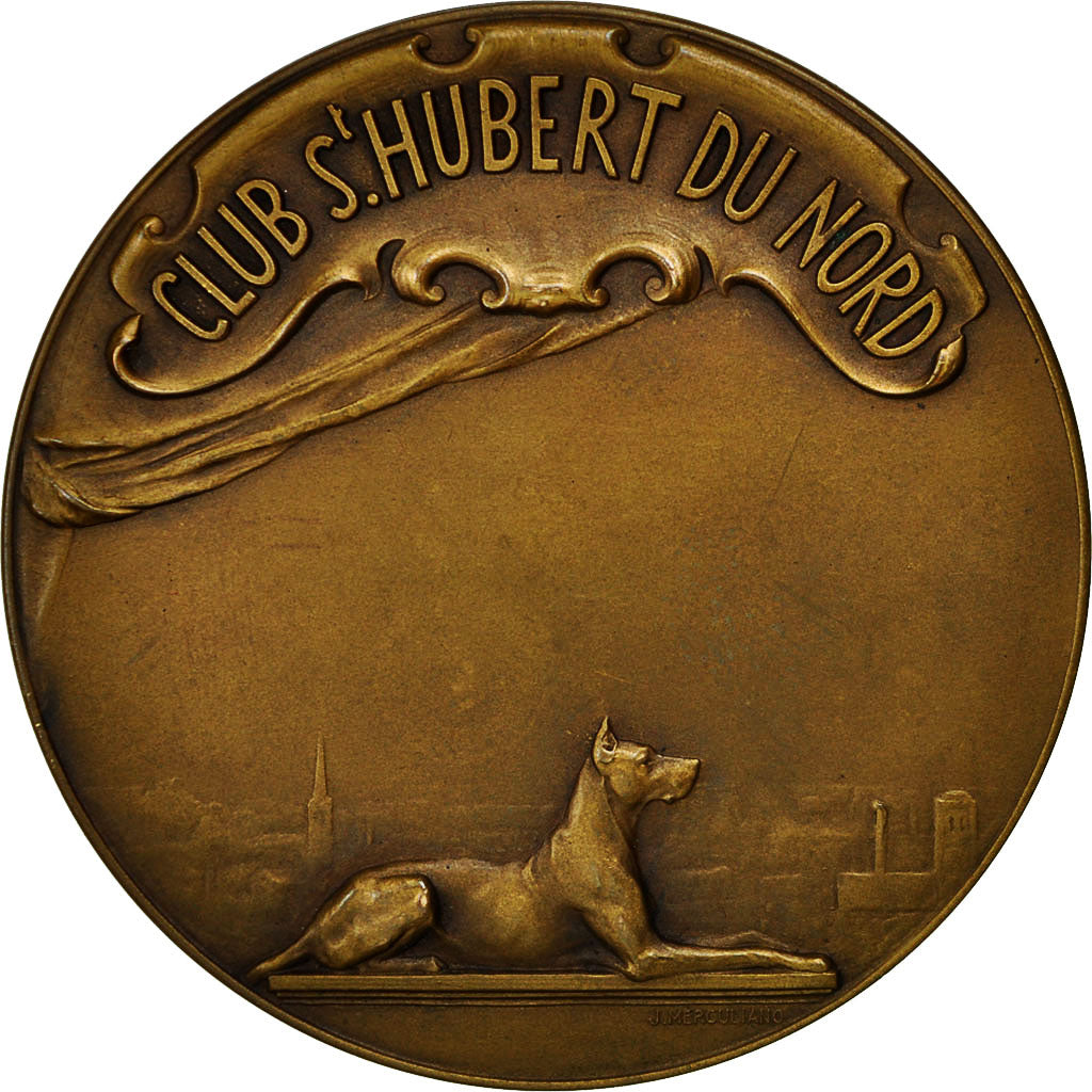 France, Médaille, Chasse, Club Saint Hubert du Nord, Merculiano, SUP+, Bronze