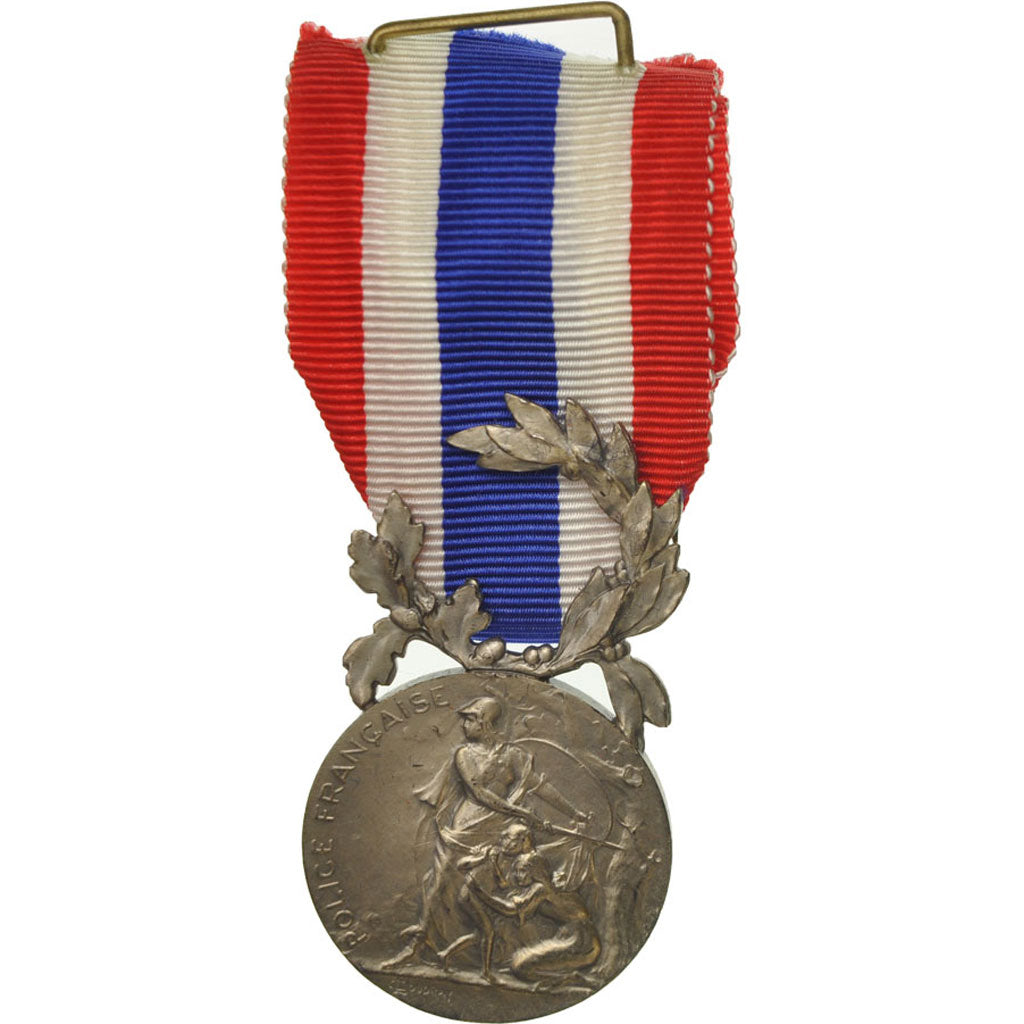 France, Police Française, Ministère de l'Intérieur, Medal, Excellent Quality