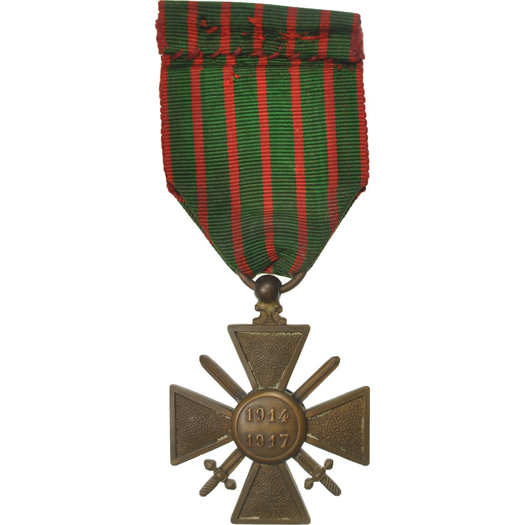 Frankreich, Croix de Guerre, 4 Etoiles, Medaille, 1914-1917, Very Good Quality