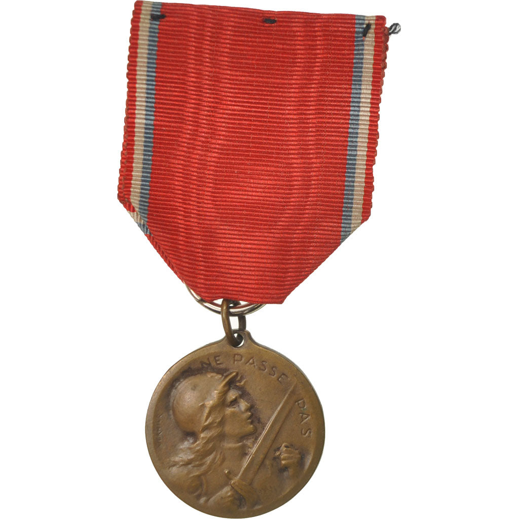 France, Médaille de Verdun, Medal, 1916, Very Good Quality, Vernier, Bronze, 27