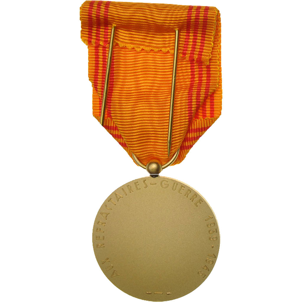 Frankreich, Insigne du Réfractaire, Medaille, Uncirculated, Hollebeck, Gilt