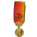 France, Sapeurs Pompiers, Services Exceptionnels, Medal, Excellent Quality, Gilt