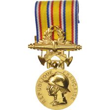 Francia, Sapeurs Pompiers, 25 Ans d'Ancienneté, medalla, 1935, Sin