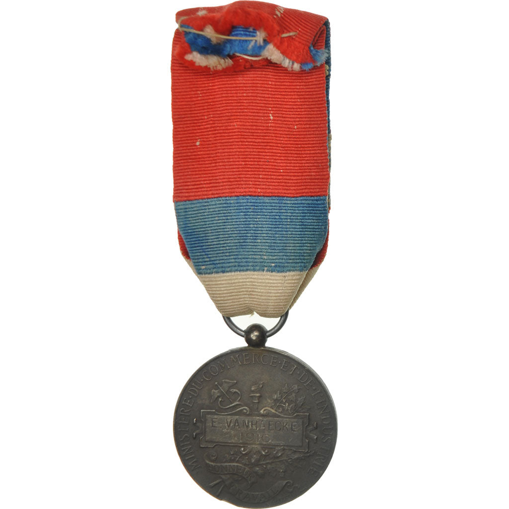France, Ministère du Commerce et de l'Industrie, Médaille, 1910, Good Quality