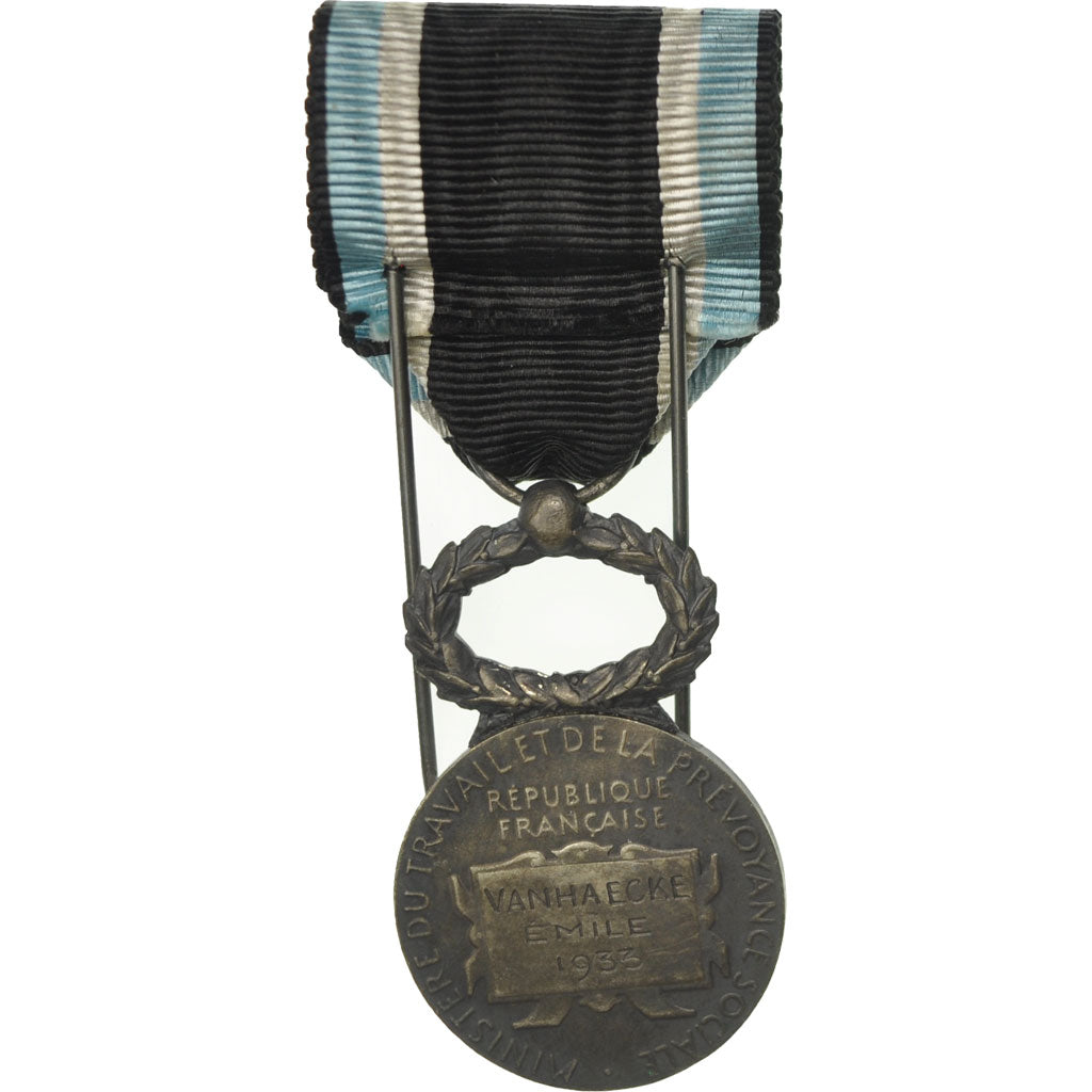 France, Sociétés de Secours Mutuels, Medal, 1933, Excellent Quality, Roty