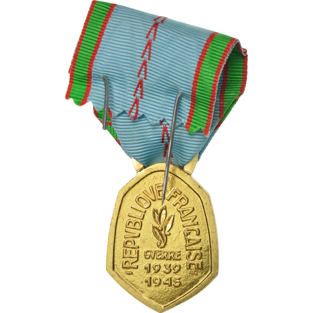 Francia, Libération de la France, medalla, 1939-1945, Sin circulación, Simon