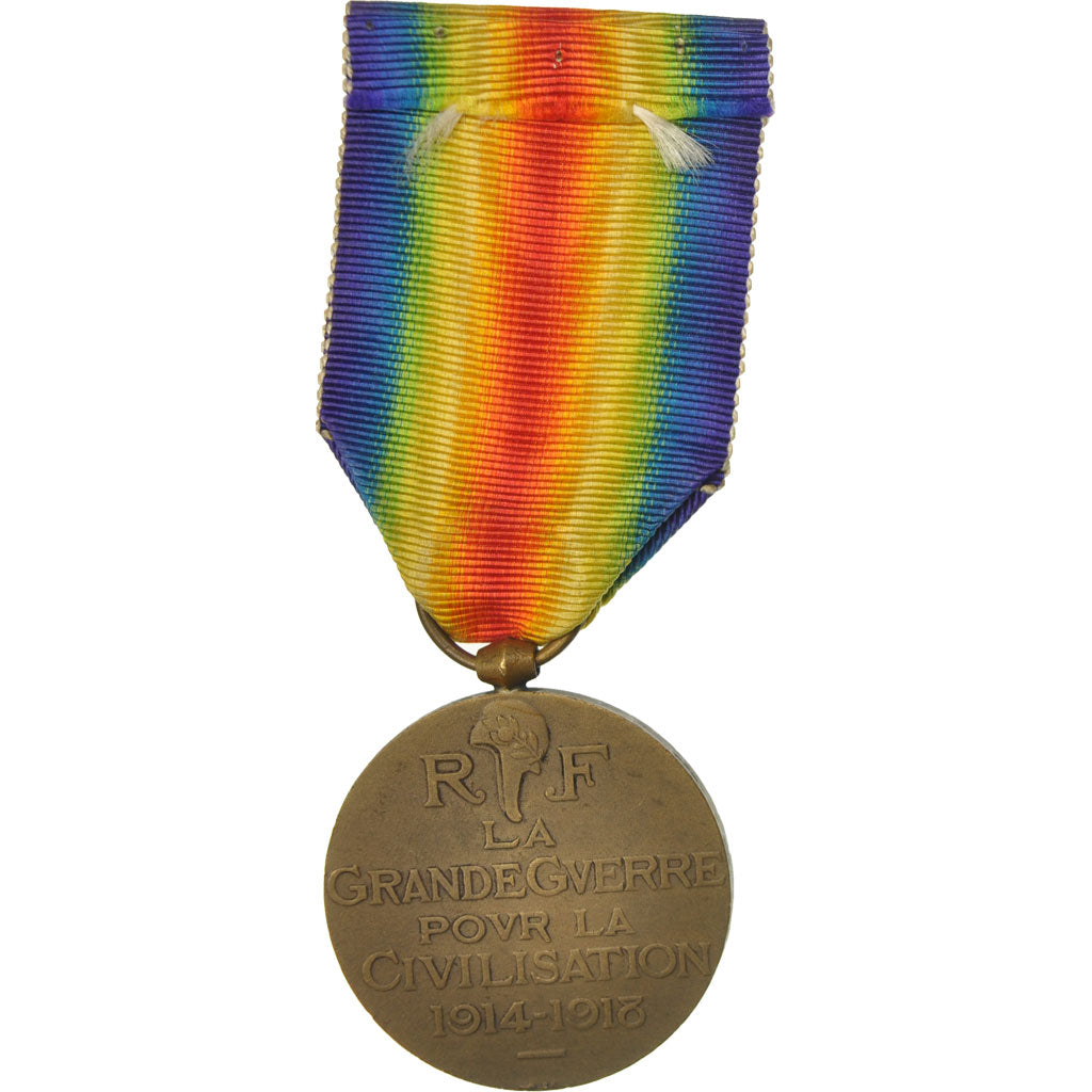 France, La Grande Guerre pour la Civilisation, Medal, 1914-1918, Very Good