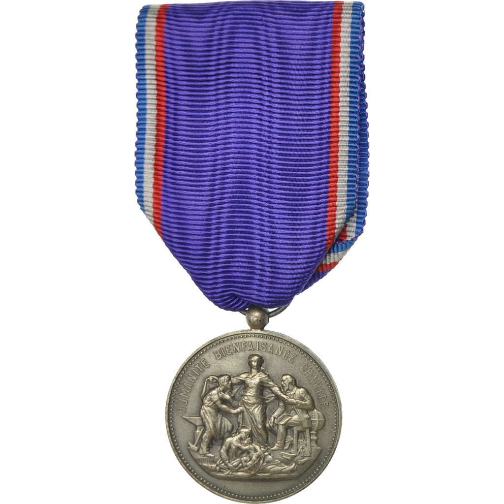 Francia, Humanité, Bienfaisance, Charité, medaglia, Fuori circolazione