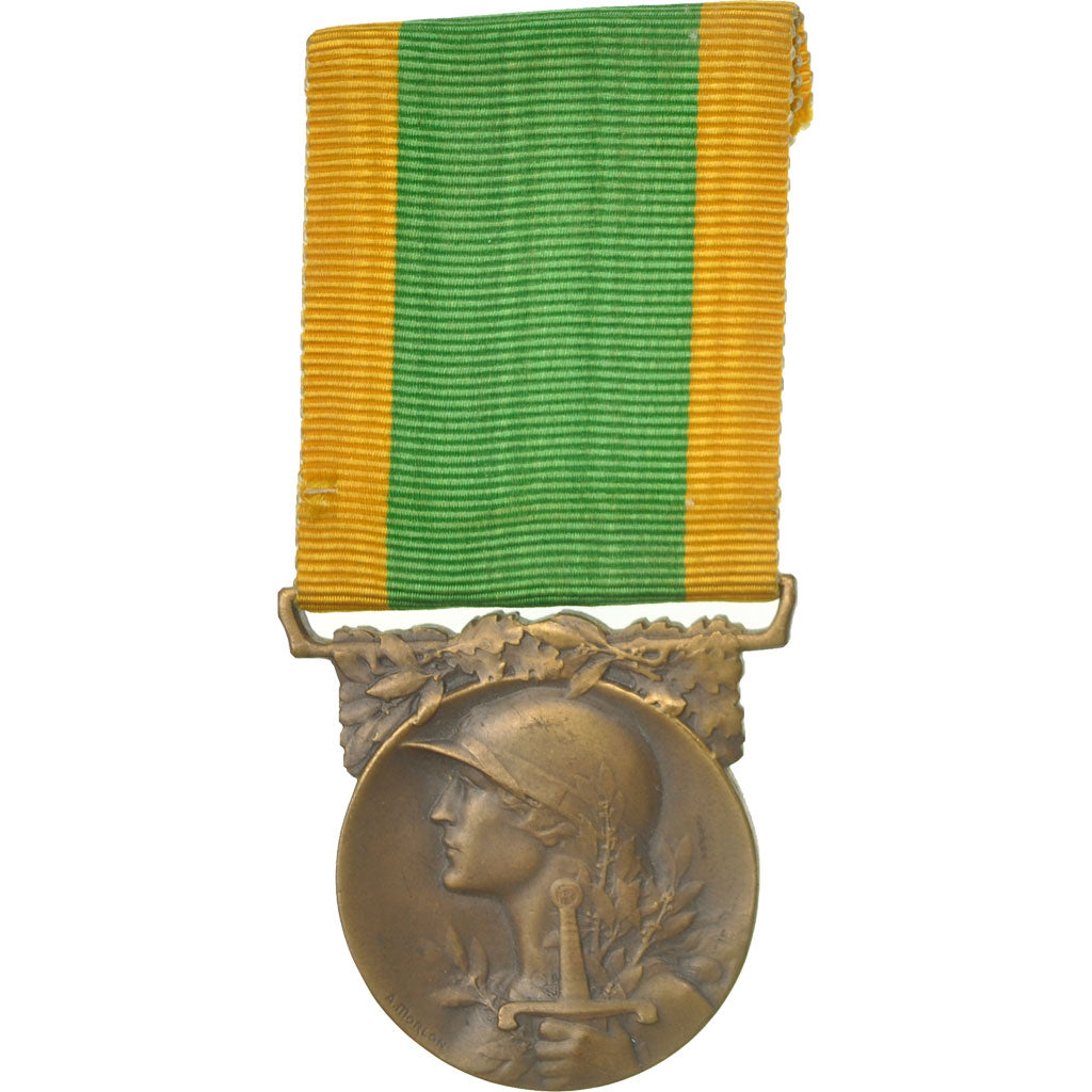 France, Grande Guerre, Medal, 1914-1918, Very Good Quality, Morlon, Bronze, 33