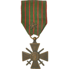 Francia, Croix de Guerre, medalla, 1914-1915, Muy buen estado, Bronce, 37.5