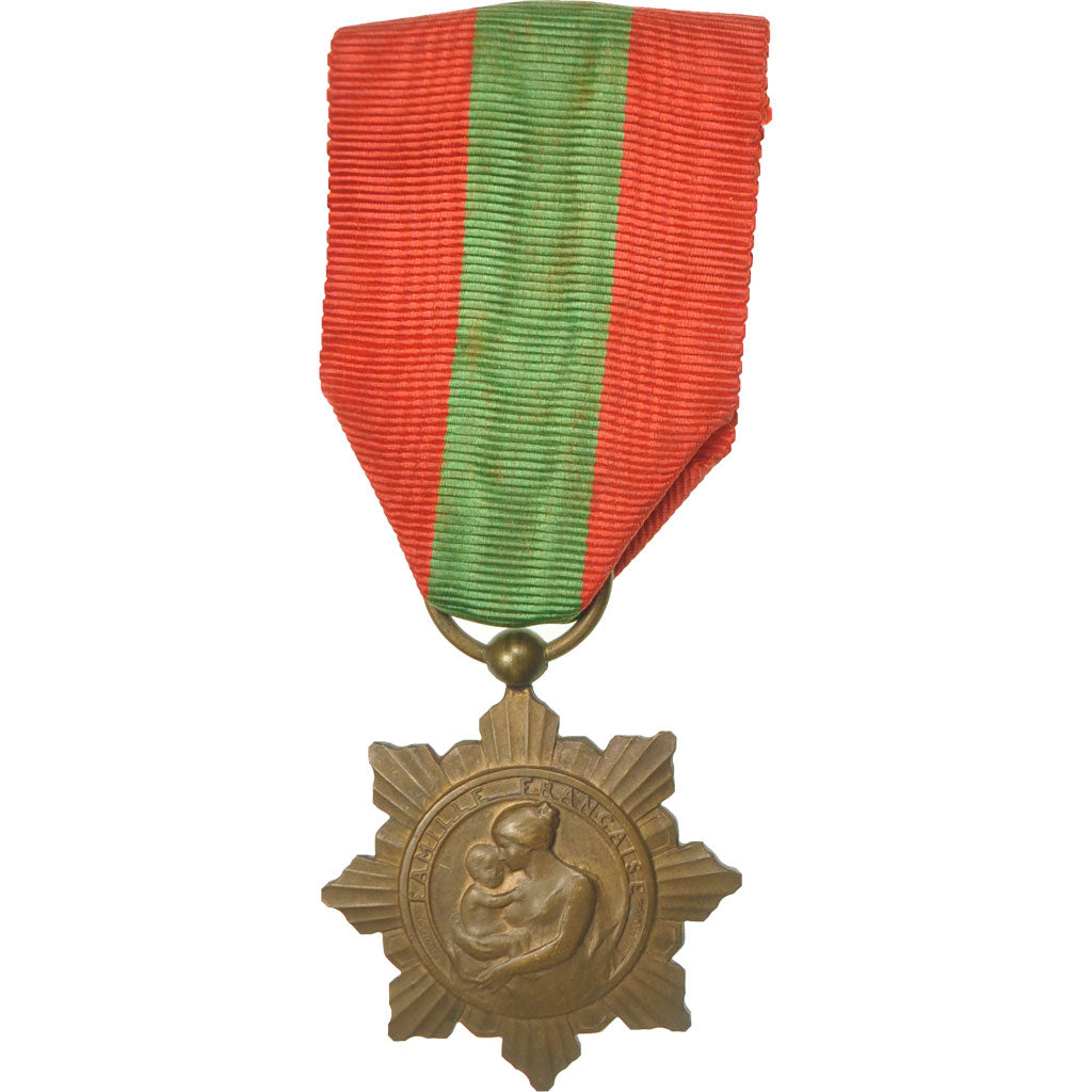 Frankreich, Famille Française, Medaille, Excellent Quality, Bronze, 35.5