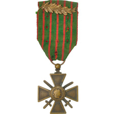 France, Croix de Guerre, Une palme, Médaille, 1914-1917, Good Quality, Bronze
