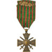 França, Croix de Guerre, Une palme, Medal, 1914-1917, Qualidade Boa, Bronze