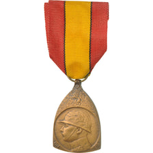 België, Médaille Commémorative, Medaille, 1914-1918, Heel goede staat, De