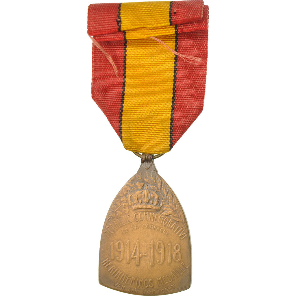 Belgium, Médaille Commémorative, Medal, 1914-1918, Very Good Quality, De