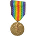 Belgique, Médaille Interalliée de la Victoire, Médaille, 1914-1918, Très bon