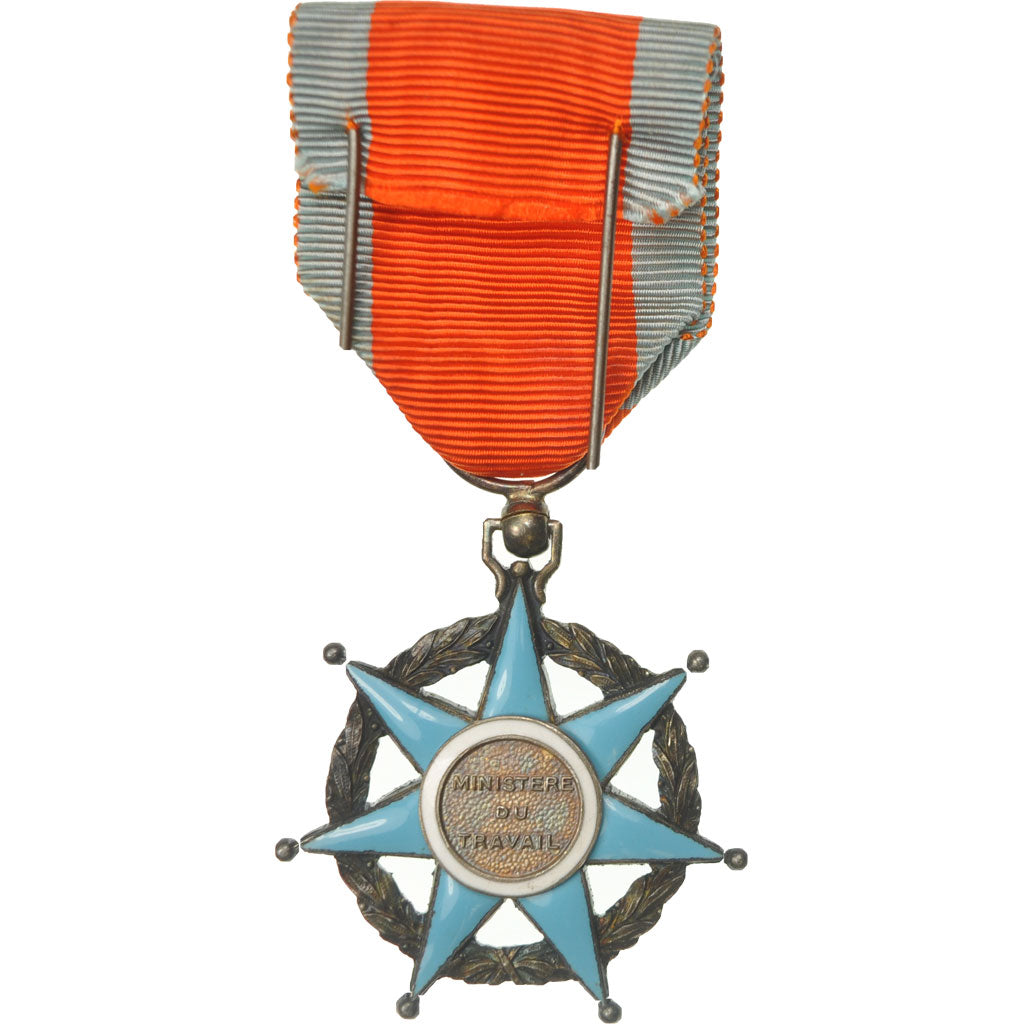France, Ordre du Mérite Social, Medal, Excellent Quality, Silver, 40