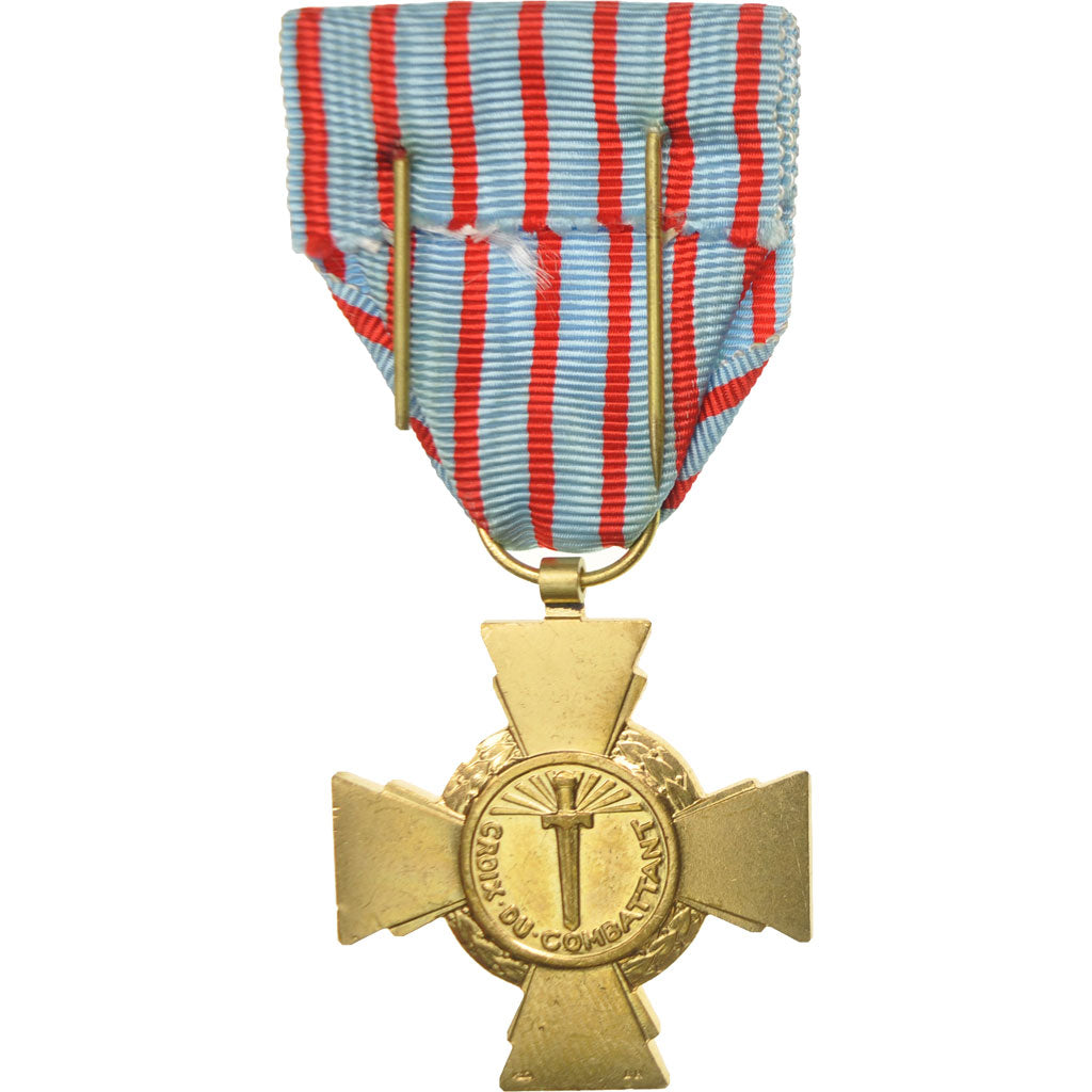 Francia, Croix du Combattant, medaglia, 1914-1918, Fuori circolazione, Bronzo