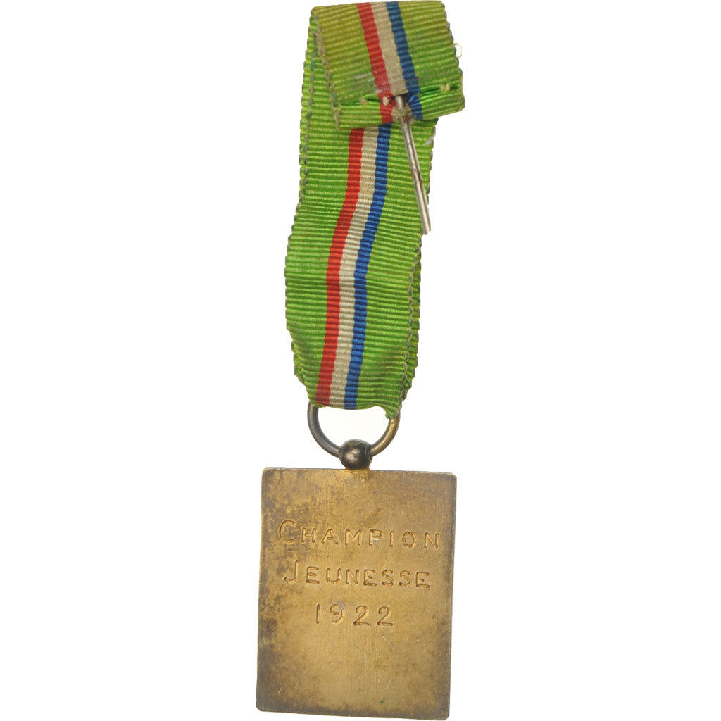 France, Tir National de Tourcoing, Champion Jeunesse, Médaille, 1922, Très bon