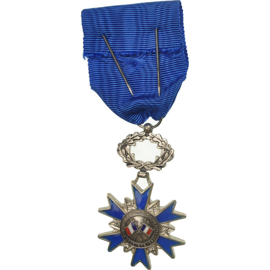 France, Ordre National du Mérite, Médaille, 1963, Non circulé, Silvered
