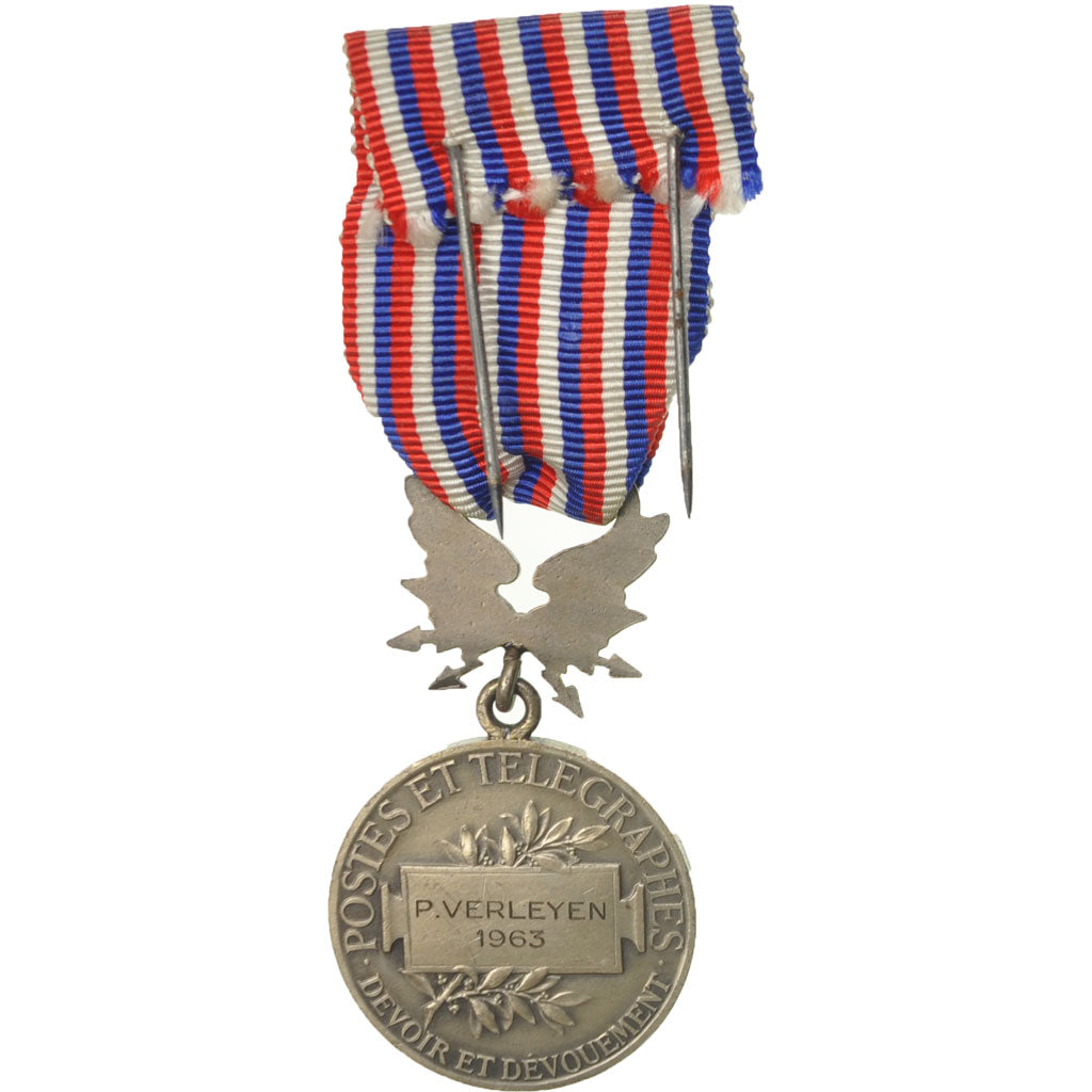 France, Honneur des Postes et Télégraphes, Médaille, 1963, Excellent Quality