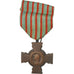 Francia, Croix du Combattant, medalla, 1914-1918, Muy buen estado, Bronce, 36.5