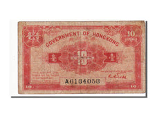 Hong Kong, 10 Cents, 1941, EF(40-45)