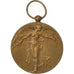 Belgien, Médaille Interalliée de la Victoire, Medaille, 1914-1918, Very Good
