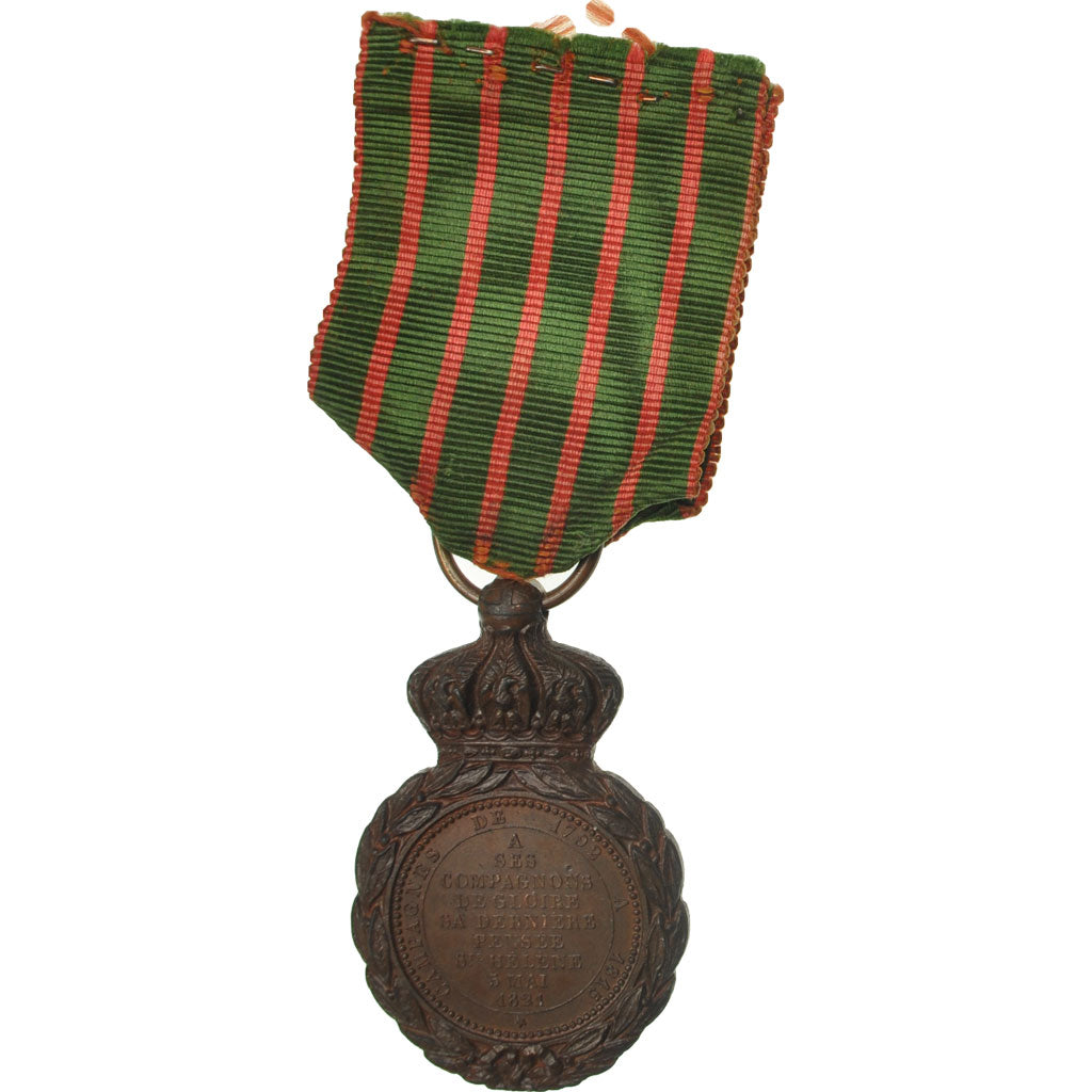 France, Napoléon Ier, Mémorial de St. Hélène, Medal, 1857, Excellent