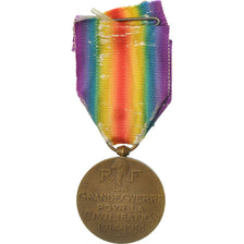 Francia, La Grande Guerre pour la Civilisation, medalla, 1914-1918, Good