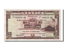 Hong Kong, 5 Dollars, 1972, VF(30-35)