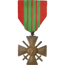 France, Croix de Guerre, Médaille, 1939, Non circulé, Bronze, 37