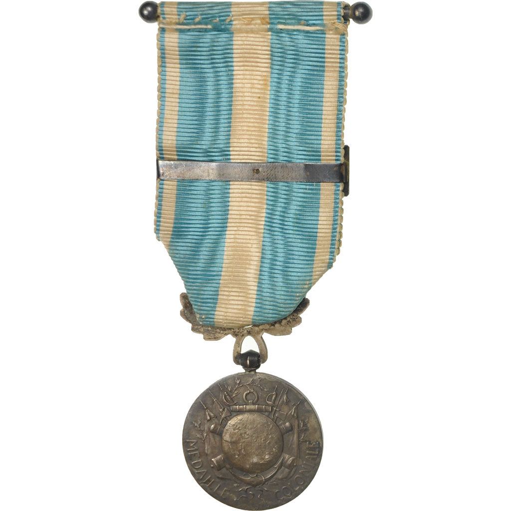 France, Médaille Coloniale, Maroc, Medal, 1895-1913, Excellent Quality, Silver