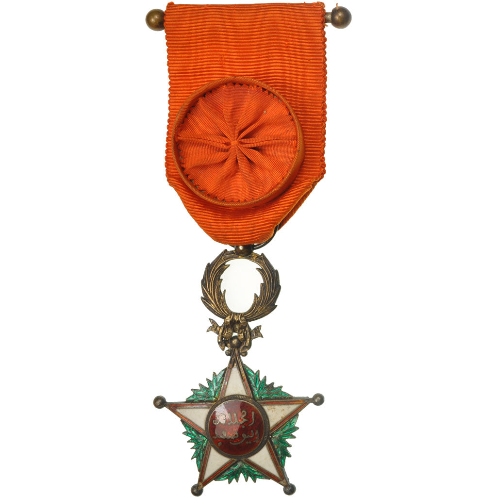 Morocco, Officier de l'Ordre du Ouissam Alaouite, Medal, 1919-1930, Very Good