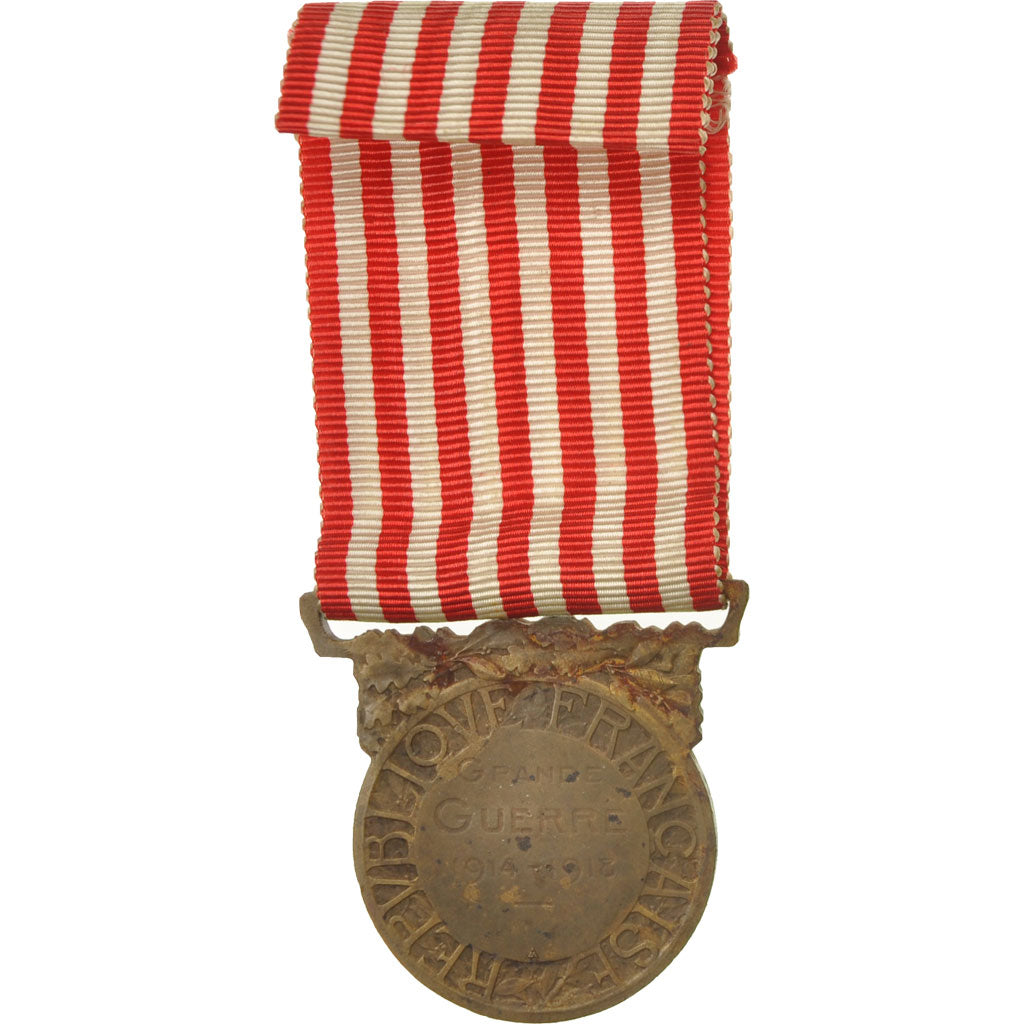 France, Grande Guerre, Médaille, 1914-1918, Très bon état, Morlon, Bronze, 33