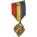 Francia, Union Nationale des Combattants, medalla, Muy buen estado, Bronce, 33